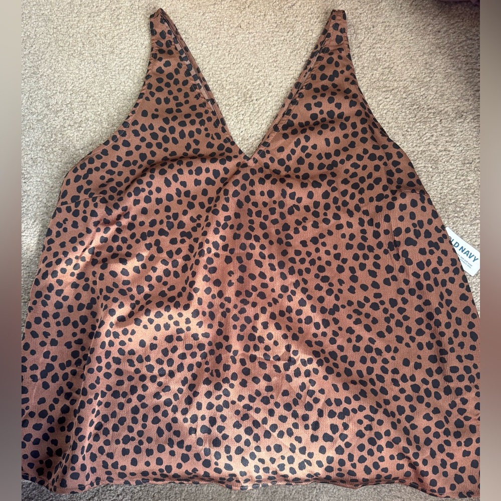Old navy cheetah tank top